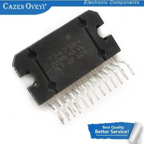 1pcs/lot TDA7384A TDA7384 ZIP-25 car amplifier chip original spot 4 x 35W QUAD BRIDGE CAR RADIO AMPLIFIER In Stock
