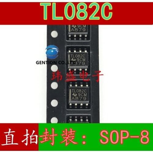 20PCS TL082CDT TL082C TL082CDR SOP operational amplifier-8 of 8 feet in stock 100% new and original