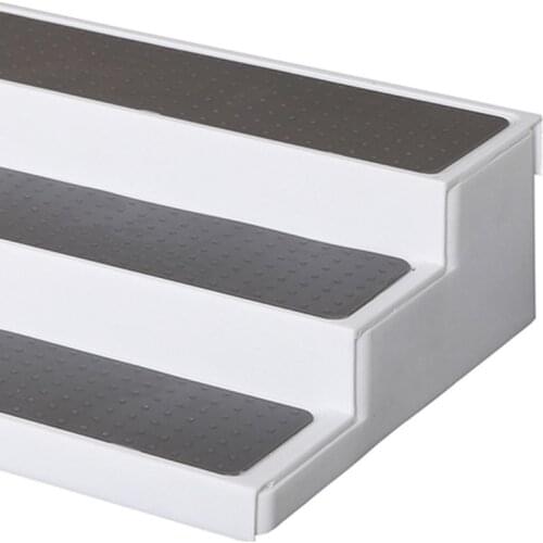 3 Tier Spice Rack Expandable Step Shelf Cabinet Waterproof Kitchen Organizer R7RC