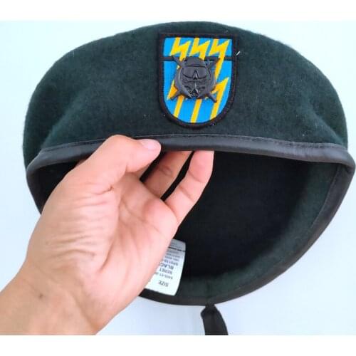 United States US Army 12th Special Forces Group Wool Green Beret Special Operations Diving Supervisor Military Hat 1961~1994