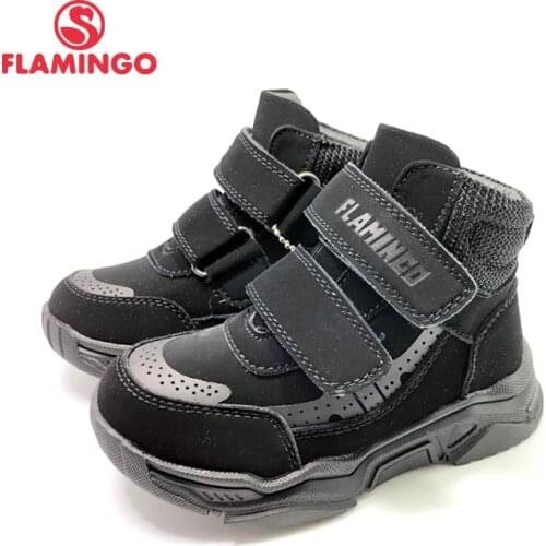 FLAMINGO 2020 High Quality Anti-slip Felt Warm Autumn Fashion Kids Boots Shoes for Boys Size 25-30 Free Shipping 202B-Z1-2113