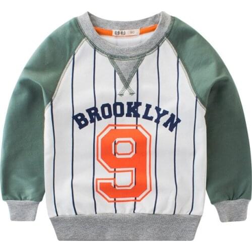 Hoodies Letters Sweatshirt Boys Kids Children Toddler Cotton Tops Clothes Winter Autumn Outwear Little Coat Long Sleeves Baby