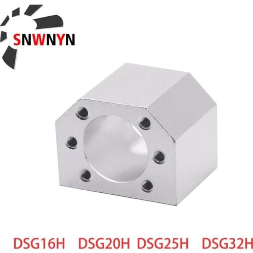 Ballscrew Nut Housing DSG16H DSG20H DSG25H DSG32H Fits For SFU1605/2005/2505/3205 Mount Bracket CNC Parts Aluminum Alloy Bolt