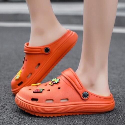 Off-Bound Summer Women Slippers Outdoor Clogs Garden Shoes Beach Sandals Bathroom Slippers Loafers Casual Massage Home Slides 41