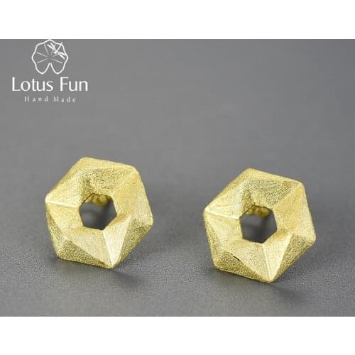 Lotus Fun Silver Earrings