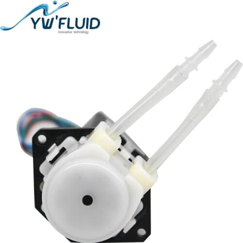 YWfluid Mini Peristaltic Pump With STEP Motor CE Certificate Corrosion Resistant Peristaltic Metering Pump