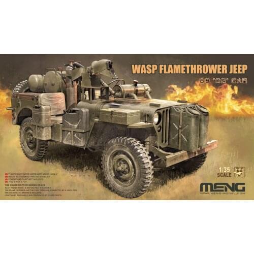 Meng Model VS-012 1/35 MB Military Vehicle WASP Flamethrower Model kit