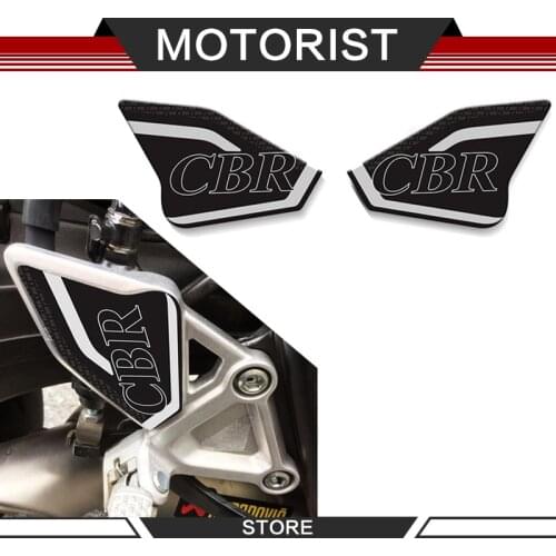Motorcycle 3D foot non-slip stickers side decals for honda cbr650r cb650r 2019-2020 CB 650R CBR 650R Decorative protection decal