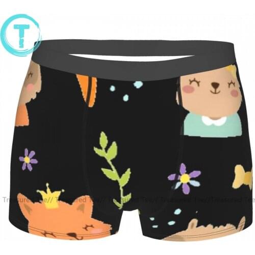 Carrot Underwear Trenky Polyester Funny Trunk Men Sublimation Print Boxer Brief