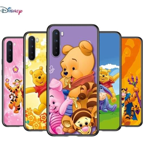 Soft TPU Cover Disney Winnie the Pooh for OnePlus Nord N100 N10 8T 8 7T 7 6T 6 5T Pro Black Phone Case