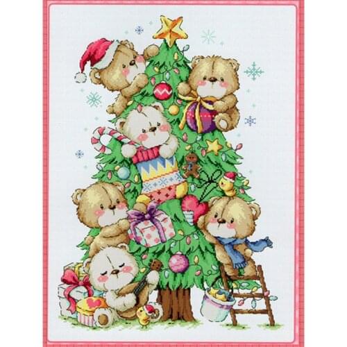 G148 Stich Cross Stitch Kits Craft Packages Cotton Fabric Floss Counted New Designs Needlework Embroidery Cross-Stitching