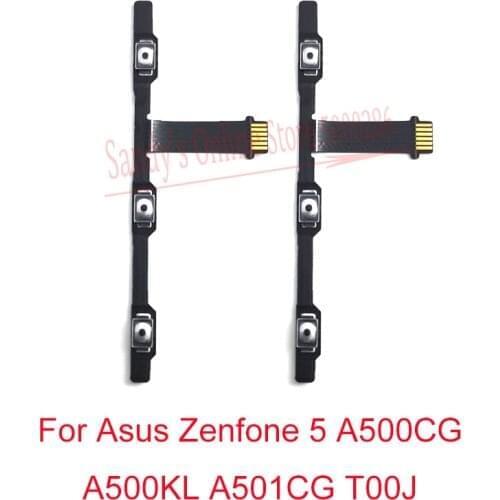 New Volume Power Switch ON OFF Side Button Key Flex Cable For Asus Zenfone 5 A500CG A500KL A501CG T00J Power Volume Flex Cable