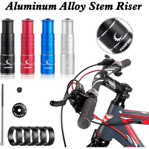 Bicycle Mountain Bike Handlebar Stand Height Increaser Adjustable Handlebar Heightening Front Fork Tube Lifting Extender Accesso