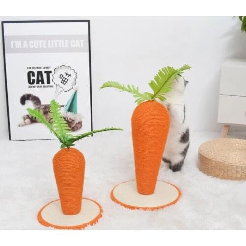 Cat Climbing Frame Sword Hemp Rope Cat Grabber Carrot Simulation KITTEN TOY Wear Resistant Cat Toy Grabbing Board Pet Products