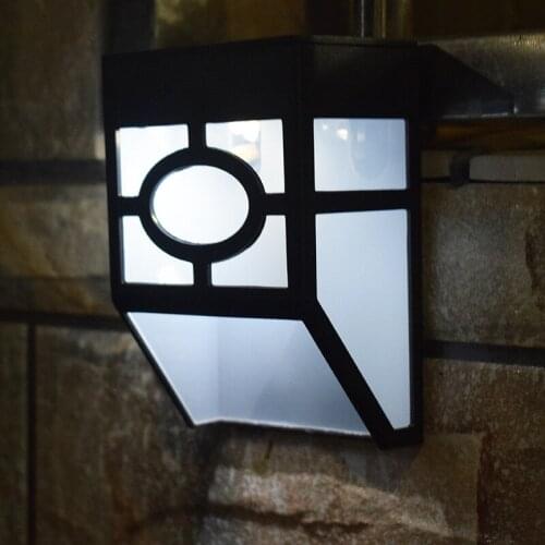 Solar Retro Wall Light Solar LED Pane Light Lighting Wall Light Outdoor Rainproof Wall Light