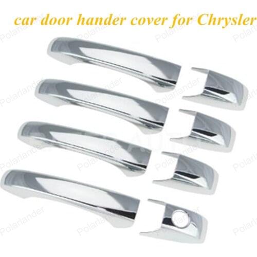 With Smart 1 Keyhole For 2005-2010 C\hrysler Chrome Accessories Car Side Door Handle Cover Trim-4 Doors Auto Door Handle Covers