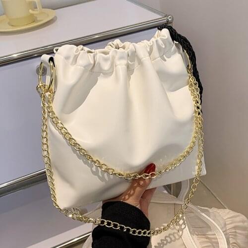 Fashion Women Small Pu Leather Handbags Bucket Bag High Quality Ladies Crossbody Bags for Women Designer Female Shoulder Bag New