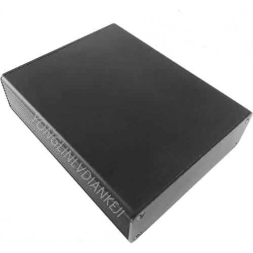 2pcs/lot black mould extruded integrated housing 82*27*79mm 6063-T5 aluminum junction box diy for GPS tracking equipment