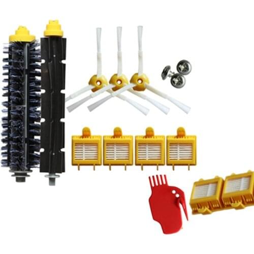 3 Side Brush+3 screw+ 6 HEPA Filter +1 Bristle Beater Brush for iRobot Roomba 700 Series Vacuum Cleaner Robots 760 770 780 790