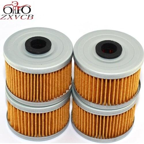 4PCS FOR Kawasaki BN125 KL250 KLX110/L/R KLX140/L/G KLX140/L KLX 140 2008-2018 motorcycle Oil Filte