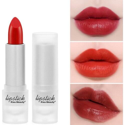 6 Colors Lips Makeup Lipstick Lip Gloss Long Lasting Moisture Cosmetic Lipstick Red Lip Matte Lipstick Waterproof Nonstick Cup