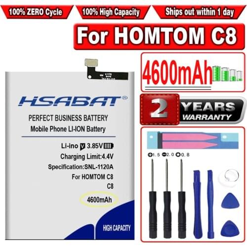 HSABAT 4200mAh Top Capacity Battery for Homtom C8 Smart Phone