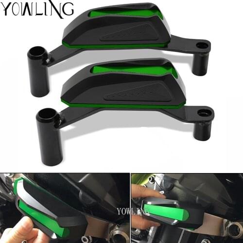 Motorcycle Frame Crash Pads Engine Case Sliders Protector FOR Kawasaki Z900 2016 2017 2018 engine protection block falling block