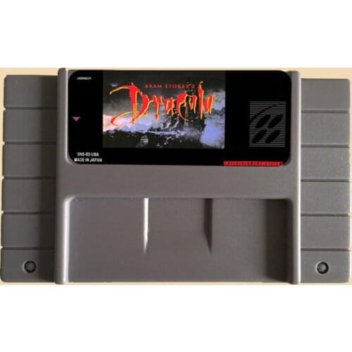 BRAMS STOKER DRACULA 16 bit Big Gray Game Card For NTSC Game Console