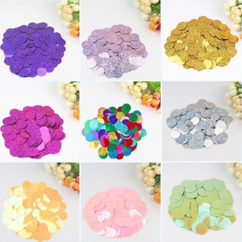 Sequin 25mm Large Sequins With 1 Side Hole Pvc Flat Round Loose Sequin Paillettes Sewing Craft Diy Garment Accessory 20g