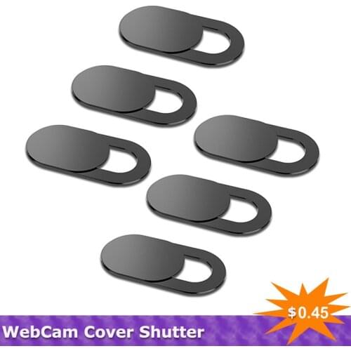 WebCam Cover Shutter Magnet Slider Plastic Universal Camera Cover For Web Laptop iPad PC Macbook Tablet Privacy Sticker Antipeep