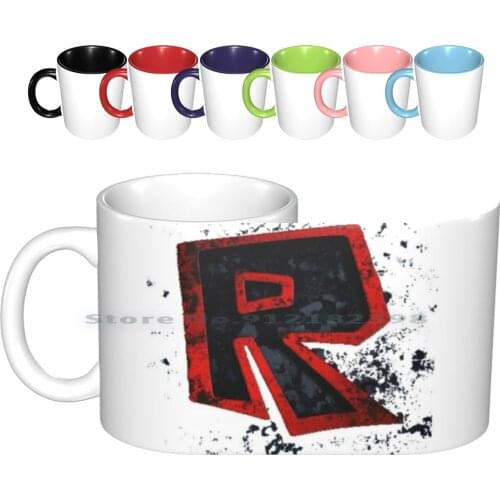Logo Black And Red Ceramic Mugs Coffee Cups Milk Tea Mug Games Logo Creative Trending Vintage Gift Bottle Cup