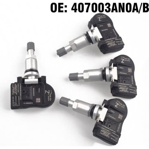 4 PCS Car Tire Pressure Monitor Sensor TPMS 40700-3AN0A for Nissan Sentra Maxima Altima 2012 2013 Versa Note Frontier
