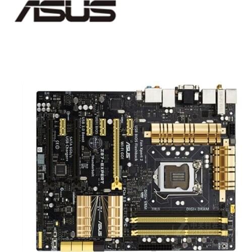 For Asus Z87-EXPERT Desktop Motherboard Z87 Z87M LGA 1150 For Core i7 i5 i3 DDR3 SATA3 USB3.0 Original Used Mainboard