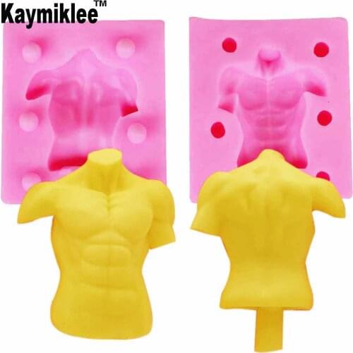 M855 Man Women Doll Candle Moulds Soap Mold Kitchen-Baking Resin Silicone Form Home Decoration 3D DIY Clay Craft Wax-Making