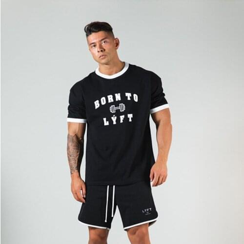 Lfyt Muscle Brothers Summer Sports Casual T-shirt Loose Large Basketball Panel Breathable Short Sleeve Top Mens Fashion