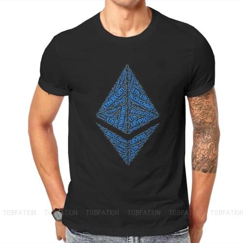 Crypto Cryptocurrency Ethereum BlockChain Revolution T Shirt Graphic Summer Loose Cotton Mens Clothing Harajuku O-Neck TShirt