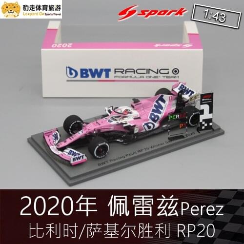 Spark 1:43 BWT RACING POINT RP20 WINNER SAKHIR GP 2020 Sakir, Bahrain F1 RACING Collect die casting alloy car models