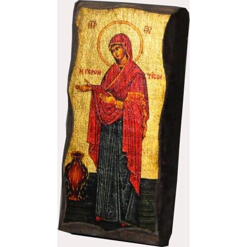 ST GERONTİSSA Orthodox Replica Icons Churches Home Decoration Accessories Noel Christmas Yule Gold Leafs Byzantium Hagia Sophia