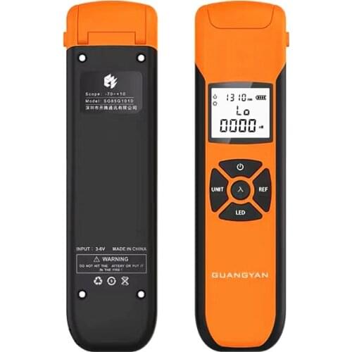 Optical Power Meter G10 New High Precision Rechargeable Battery Fiber Optic Power Meter With Flash Light OPM