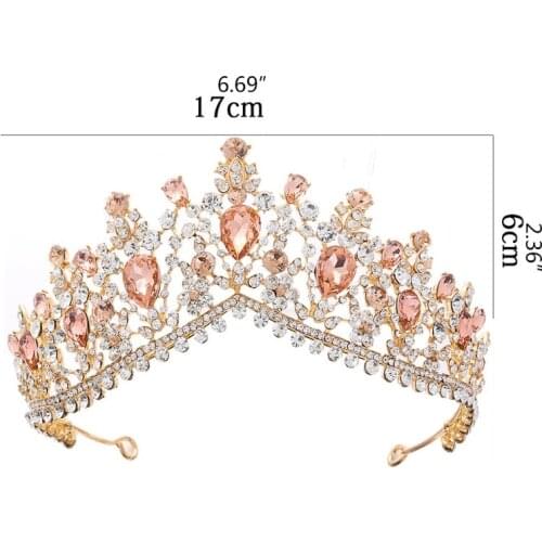 Crowns for Women,Tiaras and Crowns for Women with Crystal & Side Combs, Princess