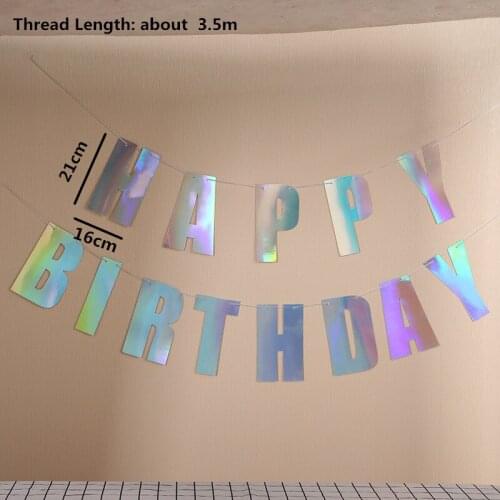 Colourful HAPPY BIRTHDAY Banner For Party Decoration Accessories