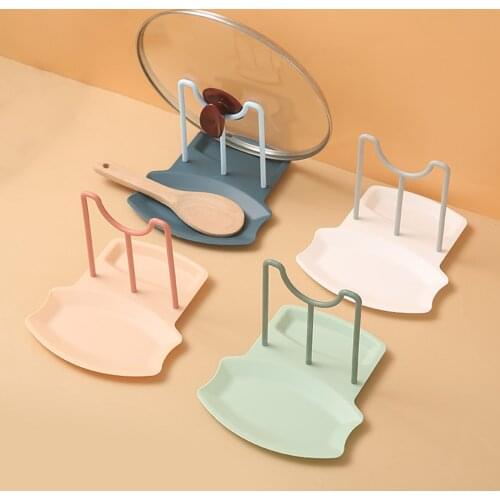 Multifunction Pot Lid Rack Pantry Spoons Utensils Holder Stand Easy Clean