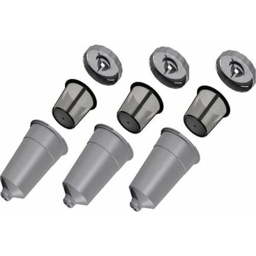 Reusable Replacement Coffee Filter Refillable Holder for Keurig 2 Pack My K-Cup