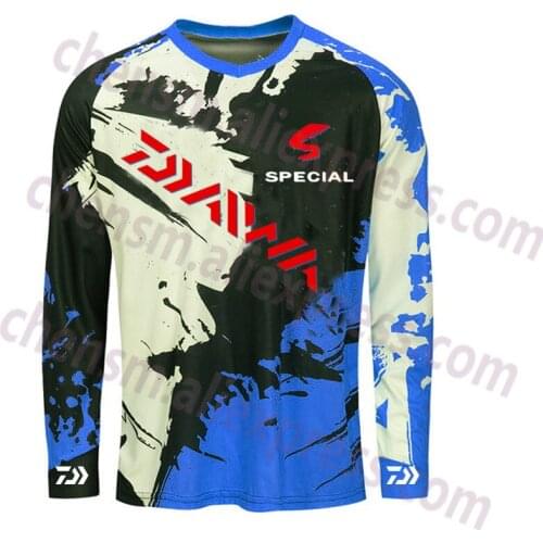 2019 Men DAIWA Fishing Clothing Ultrathin Sunscreen Anti-uv Breathable Coat Summer Long SleeveFishing Shirt Size XS-5XL Jacket