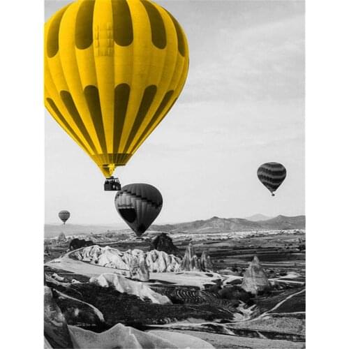 Black And White Landscape DIY Embroidery 11CT Cross Stitch Kits Needlework Craft Set Printed Canvas Cotton Thread Home Sale