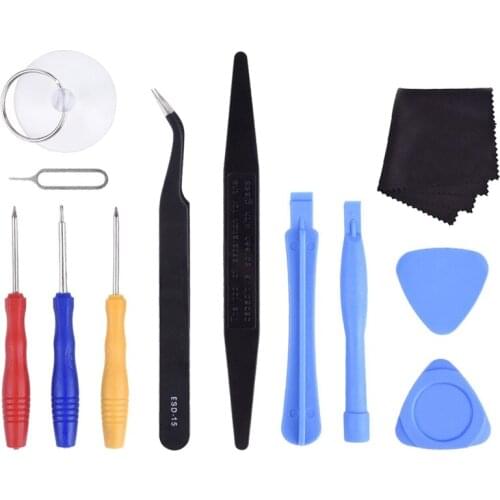 GTBL 12 Pieces Opening Pry Repair Tool Kit for Apple iPhone 4/ 4S/ 5/ 5S/ 6/ 6 Plus/ 6S/ 6S Plus