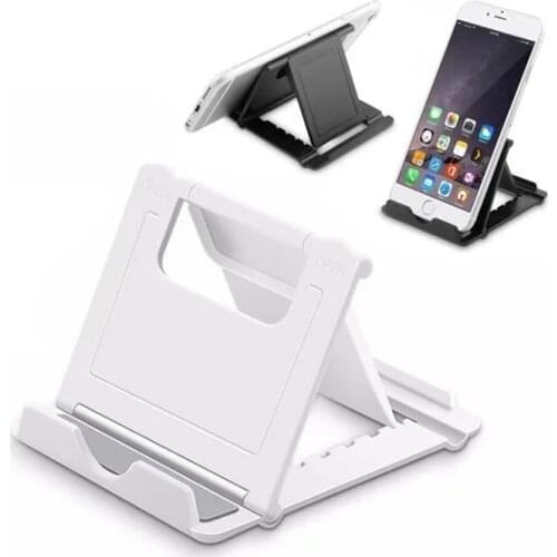 Phone Holder Desk Stand For Your Mobile Phone Tripod For IPhone Xsmax 12 Huawei Xiaomi Mi 9 Plastic Foldable Desk Holder Stand T