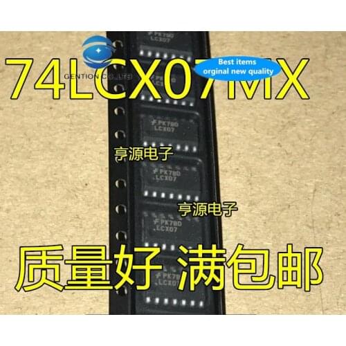 30pcs 100% new and orginal real stock 74 LCX07 74 lcx07mx silk-screen LCX07 logic IC chip