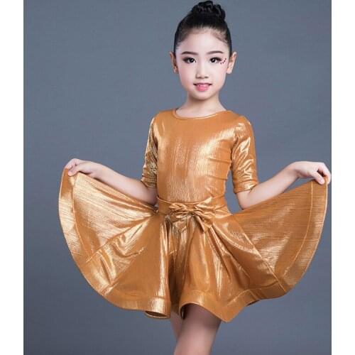 New Latin Dance Dress For Kids Professional Dance Practice Clothes Latin Dance Competition Dresses Multicolor Costumes DQL3374