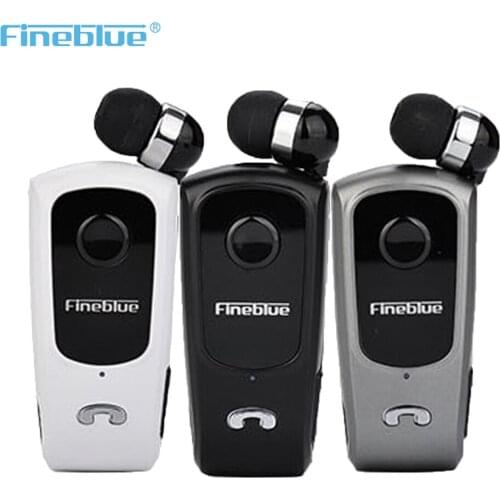 Original FineBlue F920 Retractable Wireless Bluetooth Earphones Handsfree Headset Stereo Headphone Clip Mic Phone Hot Sales